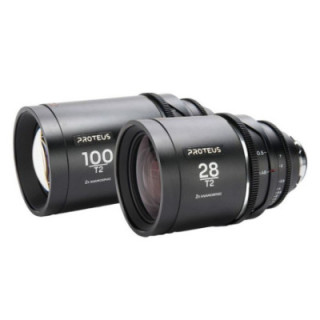 Laowa VE28100PLEFSM - Proteus 2X Anamorphic 2-Lens Bundle Set C (28mm, 100mm) - Silver (Meters)