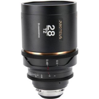 Laowa VE2820PLEFAM - Proteus 2X Anamorphic 28mm T2 - Amber (Meters)