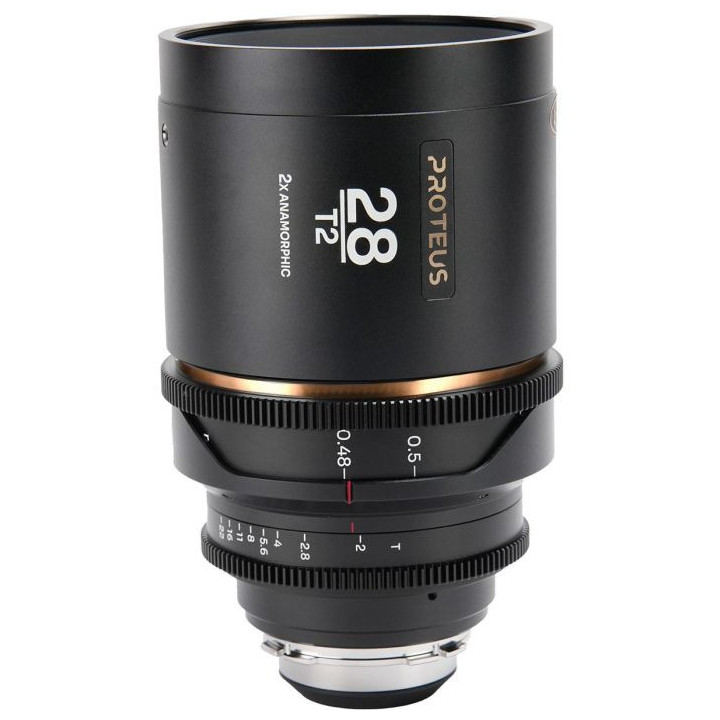 Laowa VE2820PLEFAM - Proteus 2X Anamorphic 28mm T2 - Amber (Meters)