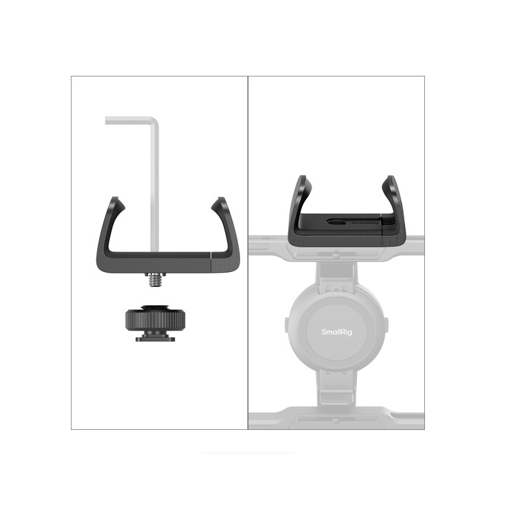 SmallRig 4600 - Power Bank Clamp with Cold Shoe Mount