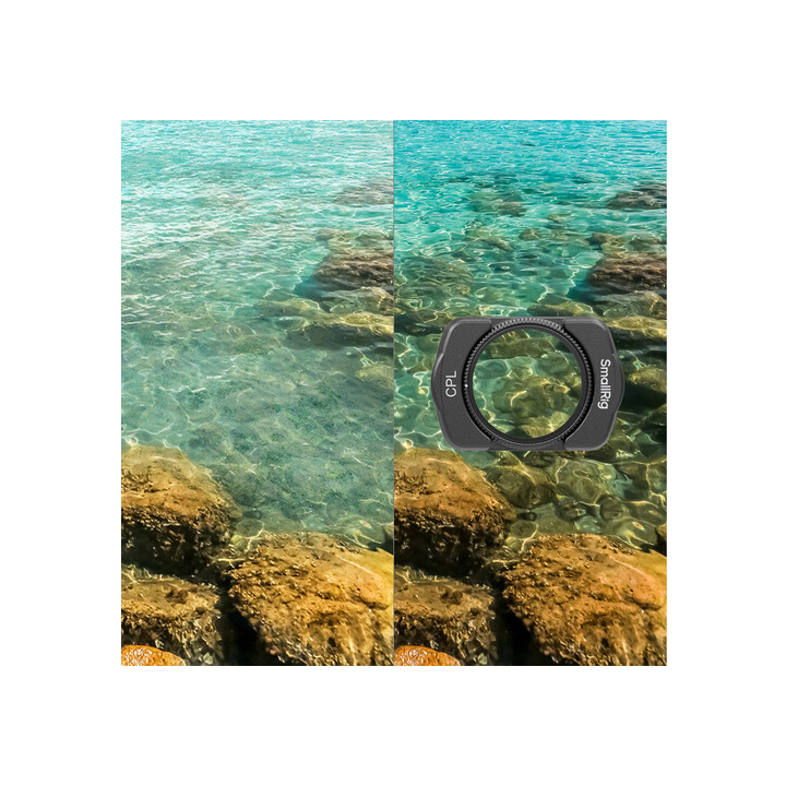 SmallRig 4775 - Black / White Diffusion Filter & CPL Filter Set for DJI Osmo Pocket 3