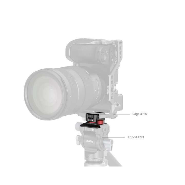 SmallRig MD4857 - NATO Clamp to Arca-Swiss Quick Release Plate