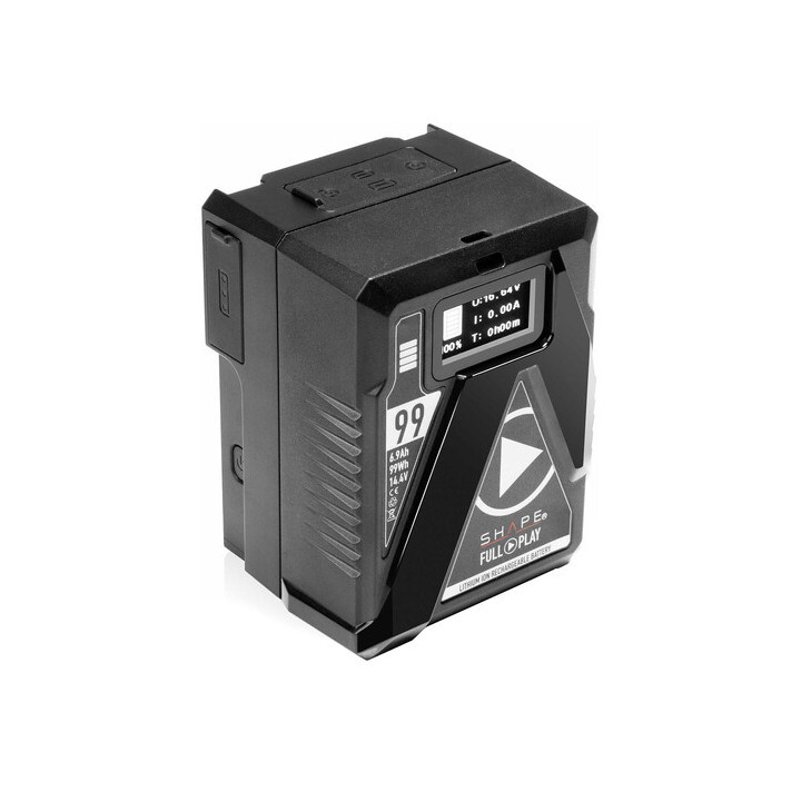 Shape 2V99FC - USB-C Fast Charger with Two Mini V-Mount 99Wh Batteries