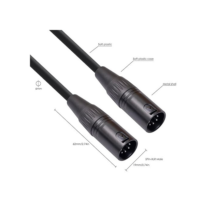 Sidus Link 5-Pin XLR male to 5-Pin XLR Male Adapter