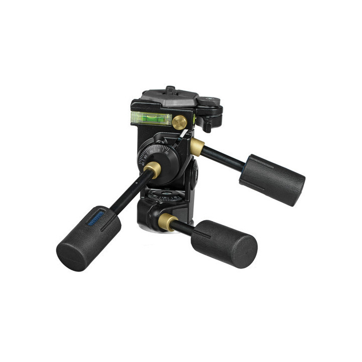 Manfrotto 229 - 3-Way, Pan-and-Tilt Head with 030-14 Quick Release Plate