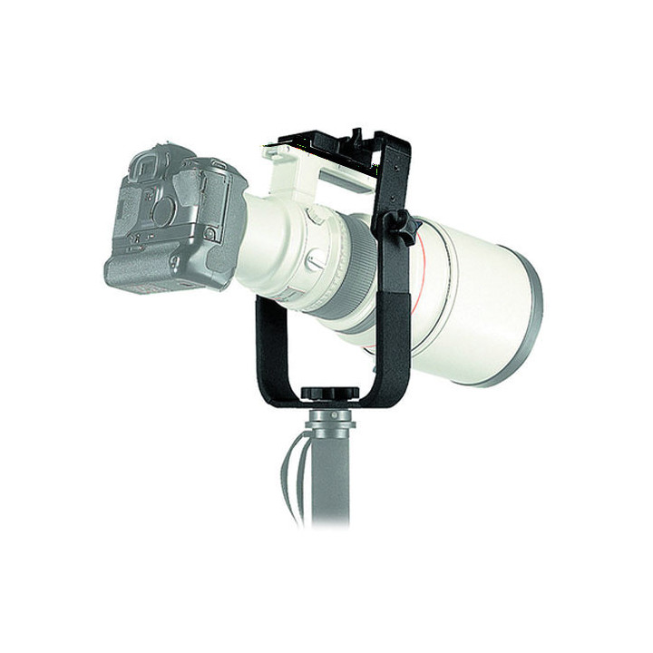 Manfrotto 393 - Telephoto Lens Support with Quick Release Adapter and Plate