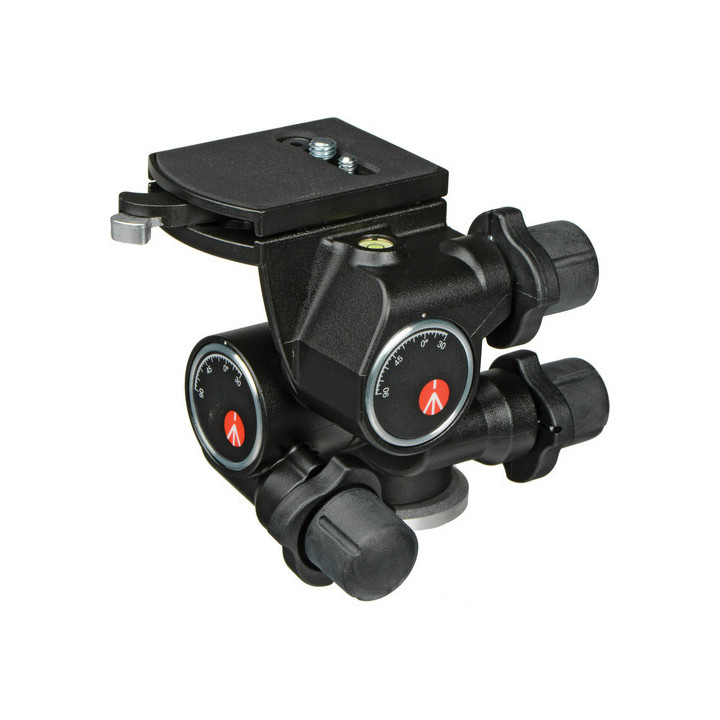 Manfrotto 410 - 3-Way, Geared Pan-and-Tilt Head with 410PL Quick Release Plate