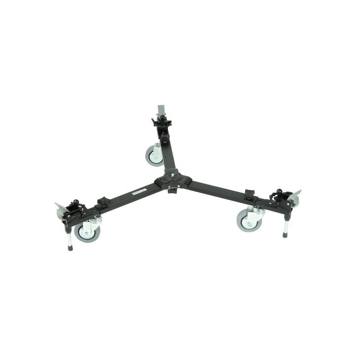 Manfrotto 127VS - Variable Leg Spread Portable Dolly (Black)