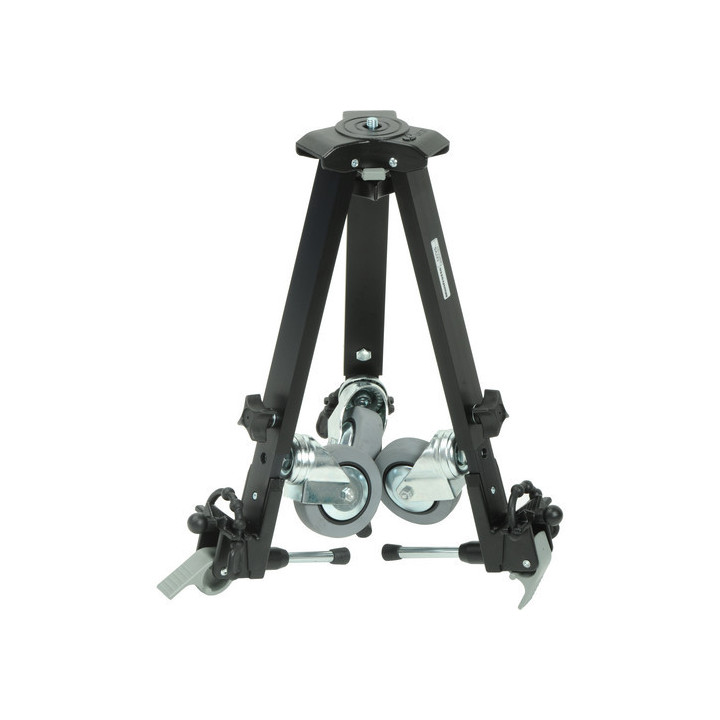 Manfrotto 127VS - Variable Leg Spread Portable Dolly (Black)