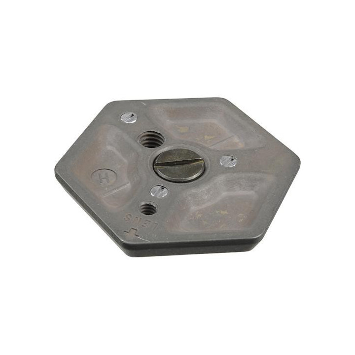 Manfrotto 130-14 - Hexagonal Quick Release Plate (Flat Bottomed) with 1/4"-20 Screw