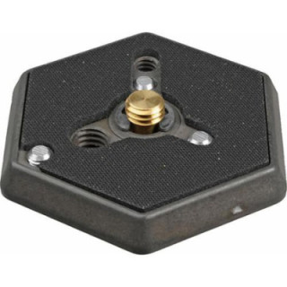 Manfrotto 130-38 - Hexagonal Quick Release Plate (Flat Bottomed) with 3/8" Screw