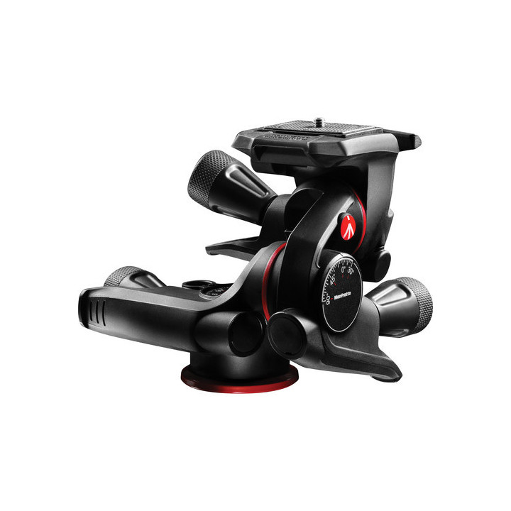 Manfrotto MHXPRO-3WG - XPRO 3-Way, Geared Pan-and-Tilt Head with 200PL-14 Quick Release Plate