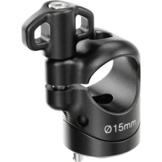 Wooden Camera WC-A00489 - Universal 15mm Rod Clamp (3/8"-16, 1/4"-20, 1/4"-20 SmallHD)