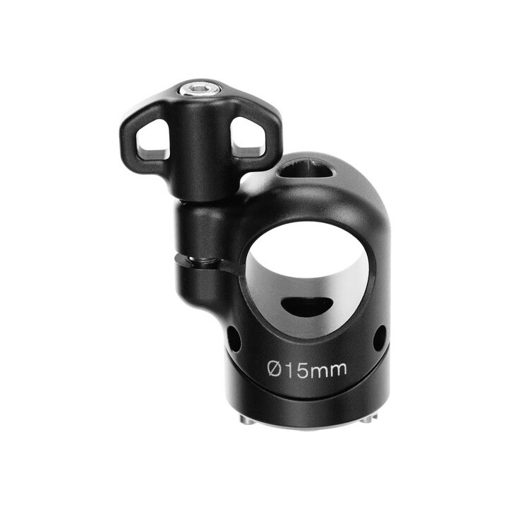 Wooden Camera WC-A00489 - Universal 15mm Rod Clamp (3/8"-16, 1/4"-20, 1/4"-20 SmallHD)