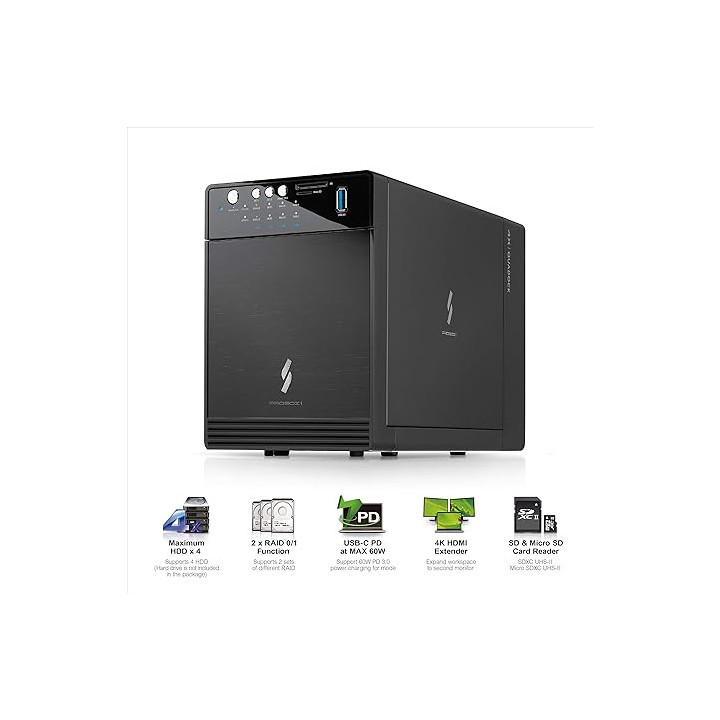 LMP DSII USB-C - 3.5" HDD enclosure, USB 3.1 Type C (Gen2/10G)