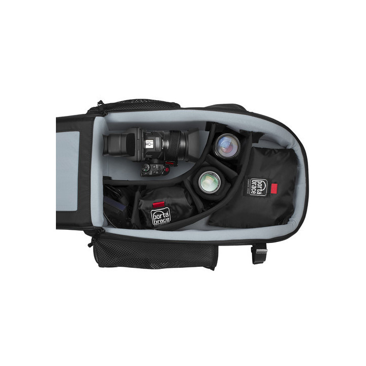 Portabrace BK-XC10 - Backpack with Semi-Rigid Frame for Canon XC10 (Black)