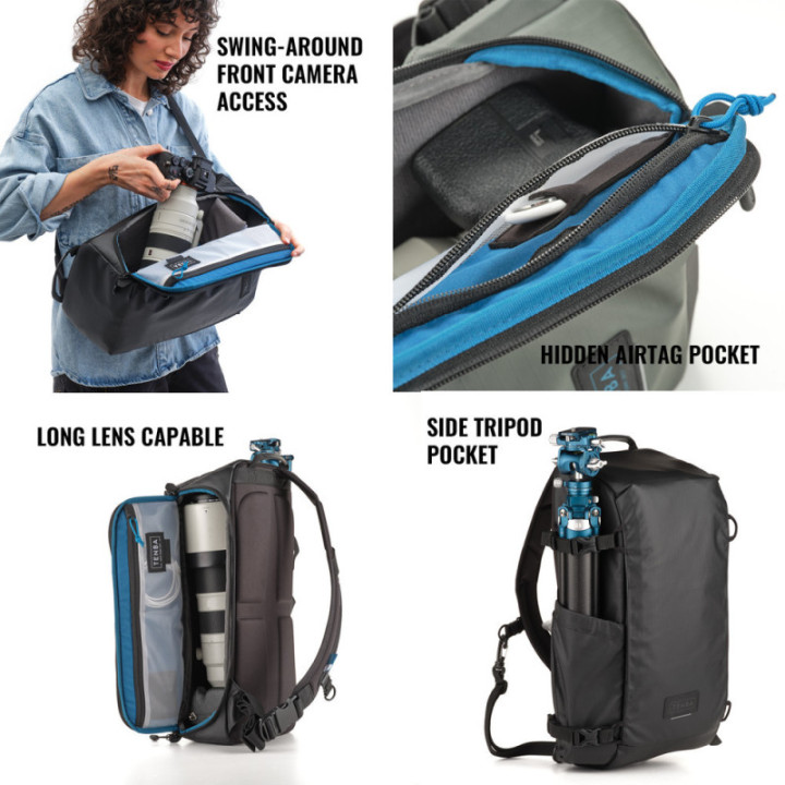 Tenba TE636432 - Solstice V2 Sling Bag (Black, 16L)