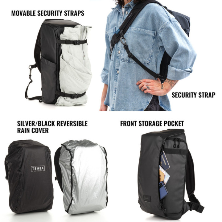 Tenba TE636432 - Solstice V2 Sling Bag (Black, 16L)