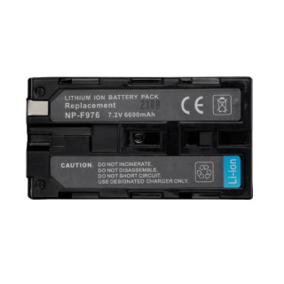 Teradek 11-1134 - NP-F976 L-Series 7.2V, 6600 MAh Li-Ion Battery for CTRL.5