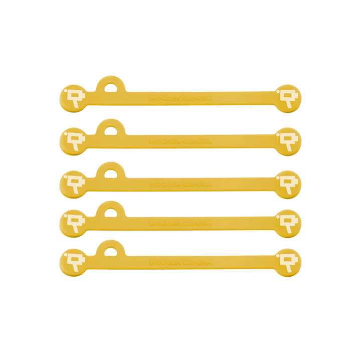 Wooden Camera WC-A00702 - Cine Mag Ties (Pack of 5) Yellow  105mm