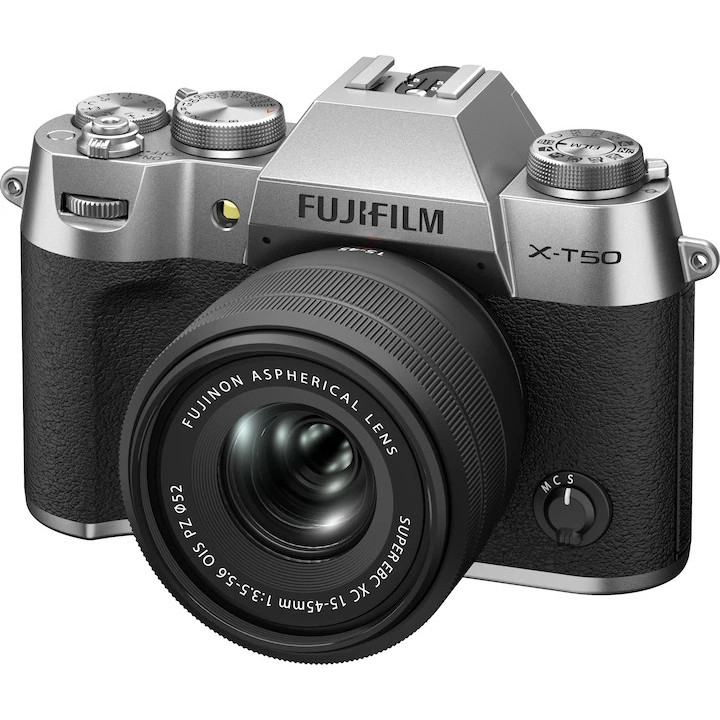 Fujifilm X-T50 Silver Kit XC 15-45mm "Swiss Garantie"