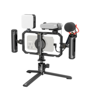SmallRig 4704 - All-in-One Video Kit For Smartphone Creators with Audio and Lighting System Full Quick Pro Edition