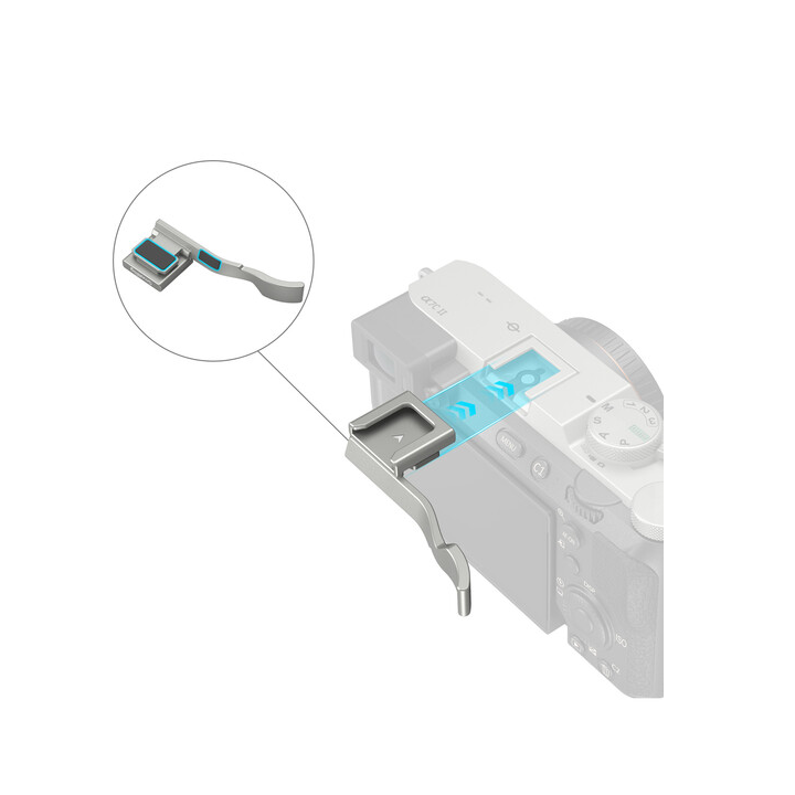 SmallRig 4818 - Thumb Grip for Sony Alpha 7C II / Alpha 7CR / Alpha 7C (Sliver)