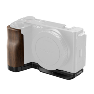 SmallRig 4864 - L-Shape Mount Plate with  Wooden Handle for Sony ZV-E10 II