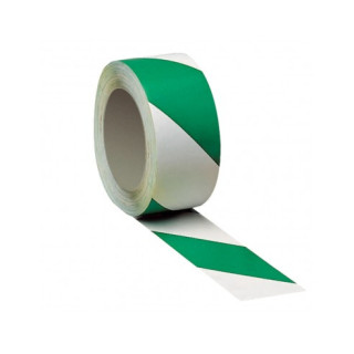 Cineboutique A-06ADH50VEBLA - Floor marking adhesive tape Green/White 50 mm x 33 m
