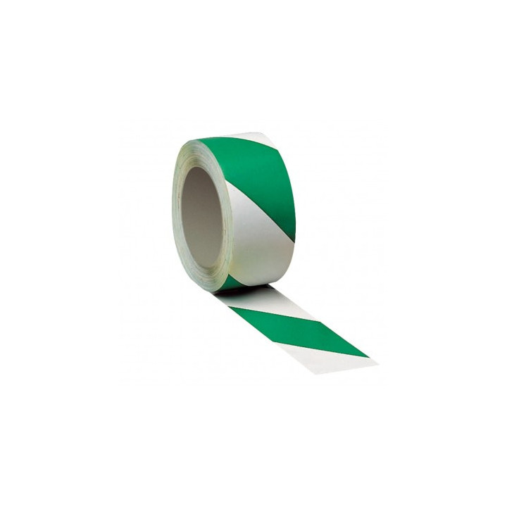 Cineboutique A-06ADH50VEBLA - Floor marking adhesive tape Green/White 50 mm x 33 m