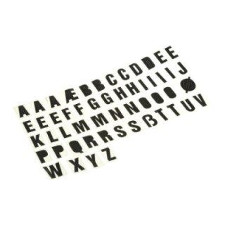 Cineboutique A-06LET30NO -  Adhesive Letters 30 mm - Black
