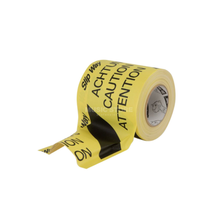 Cineboutique A-06TT145NOJA - Tunnel Tape Slipway Black/Yellow 145 mm x 30 m