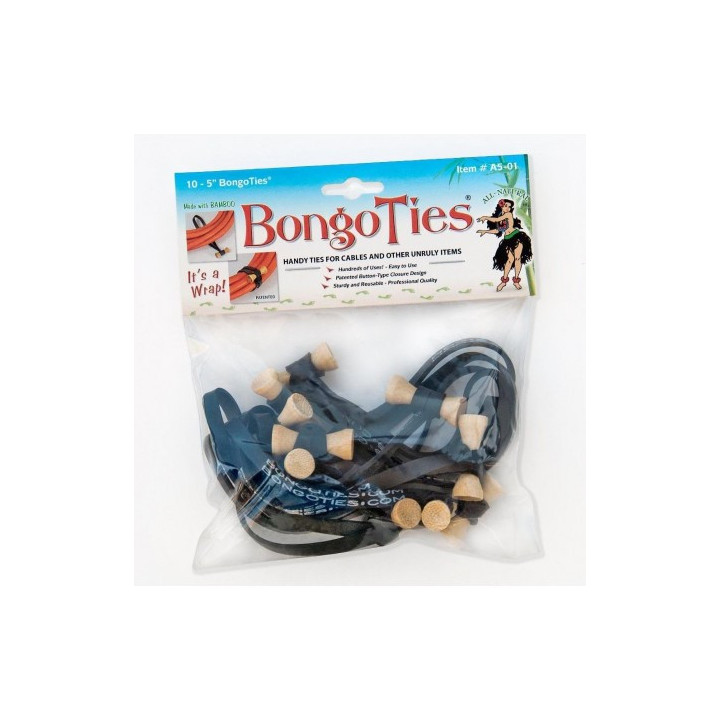 Cineboutique A-BONGOB502 - Bongo Ties B5-02 Natural - Pack of 10
