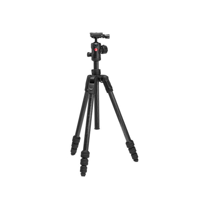 Manfrotto MKBFRTC4FB-BH - Befree Advanced AS Carbon Fiber Travel Tripod with 494 Center Ball Head