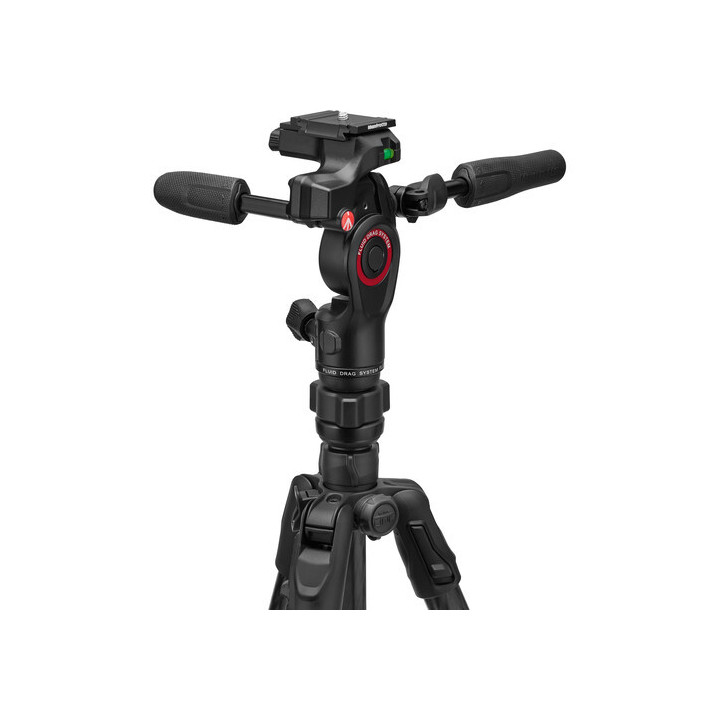 Manfrotto MKBFRTA4GTFB-3W - Befree GT PRO Aluminum Travel Tripod with 3-Way Pan/Tilt Head