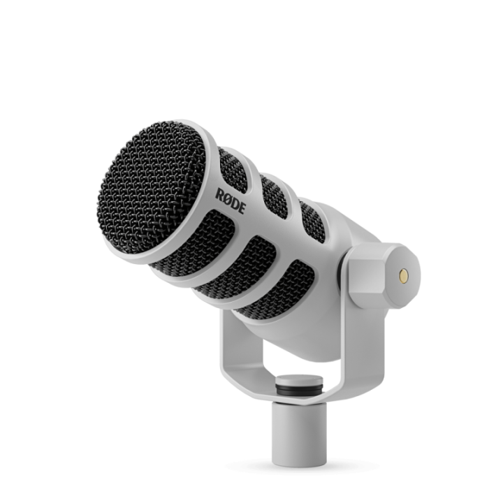 Rode PODMICUSBW - PodMic USB and XLR Dynamic Broadcast Microphone (White)