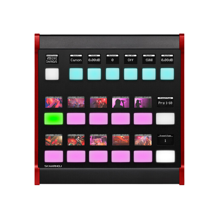 Skaarhoj FR-SHOT-PRO-V1B-RD - Frame Shot Pro w/Blue Pill Inside - Black and Red