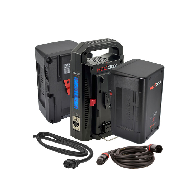 Hedbox PROBANK-2XL - 600Wh Power Bank Kit with 2 x NERO XL V-Mount Batteries