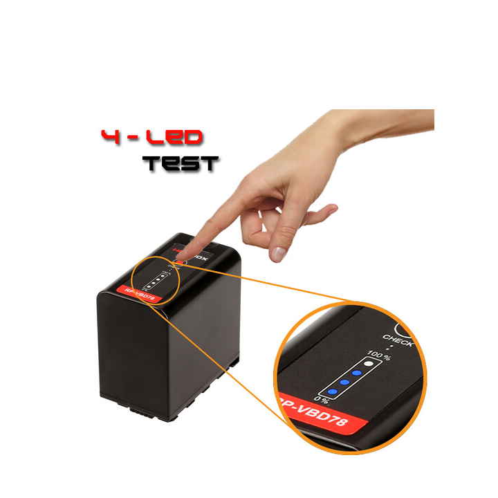 Hedbox RP-VBD78 - Lithium-Ion Battery Pack (7.2V, 7800mAh)