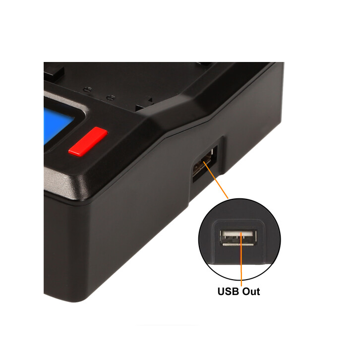 Hedbox RP-DC50/DLPE17 - RP-DC50 Charger with DLPE17 Charger Plate Kit