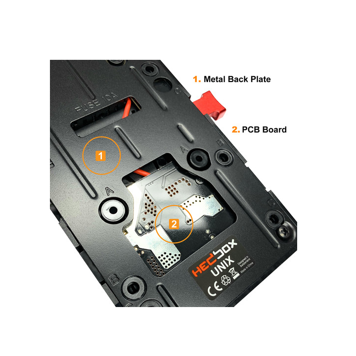 Hedbox UNIX-12V - V-Mount Power Plate