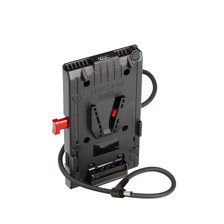 Hedbox UNIX-DC - V-Mount Adapter Power Plate with 2.1mm DC Barrel Cable