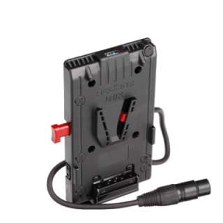 Hedbox UNIX-4X - V-Mount Adapter Power Plate with 4-Pin XLR Cable