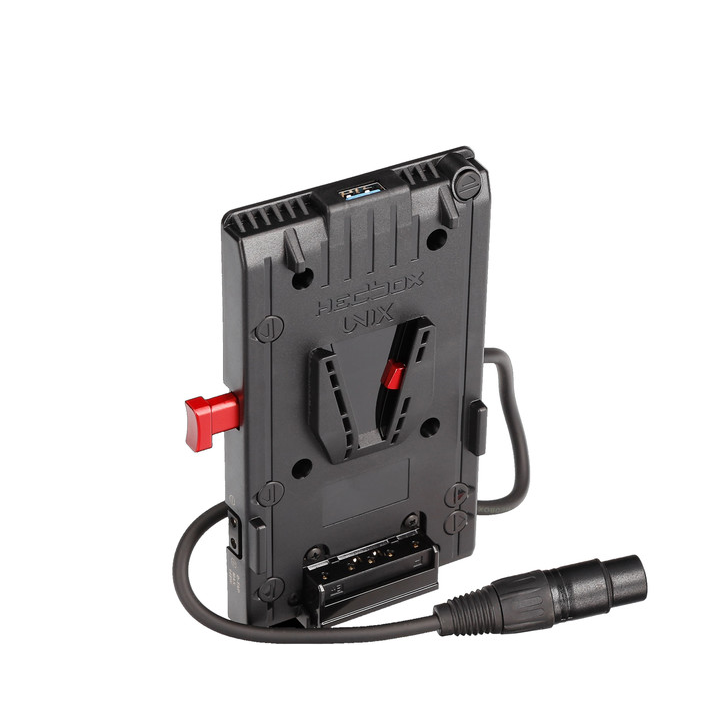 Hedbox UNIX-4X - V-Mount Adapter Power Plate with 4-Pin XLR Cable