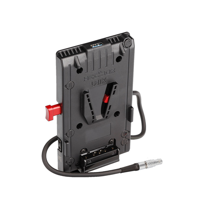 Hedbox UNIX-0B - V-Mount Adapter Power Plate with 2-Pin LEMO Cable