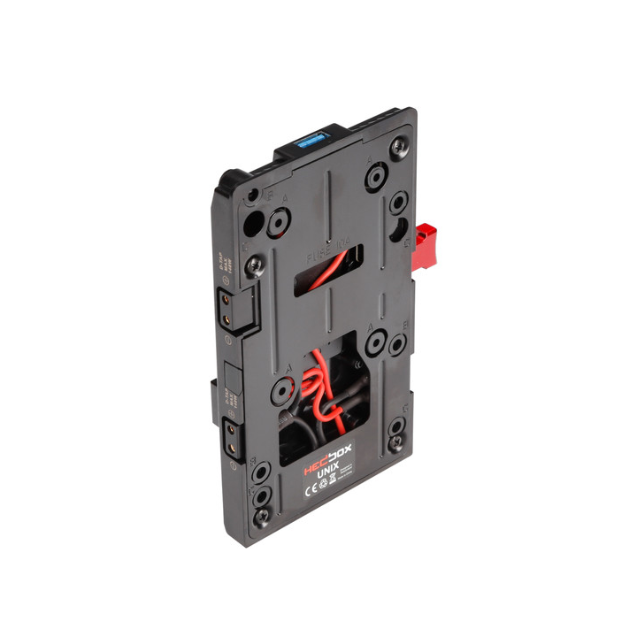 Hedbox UNIX-0B - V-Mount Adapter Power Plate with 2-Pin LEMO Cable