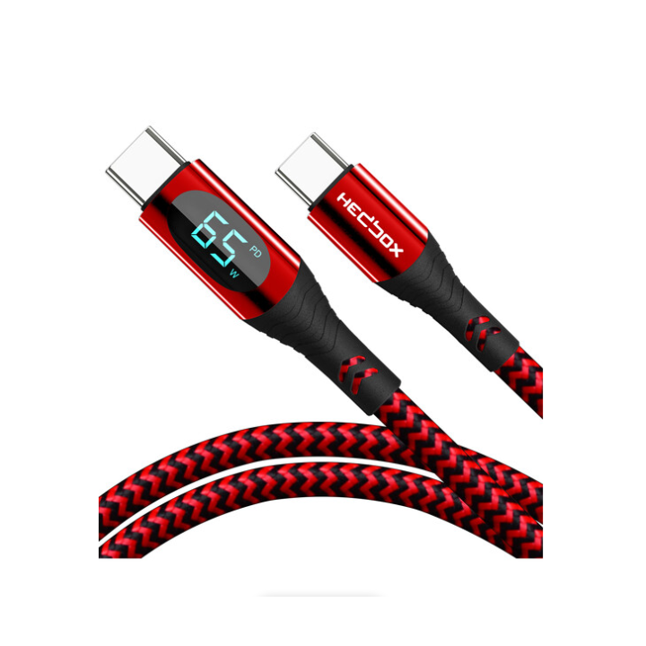 Hedbox RPC-D65W - USB-C LED Charge Cable (3.9')