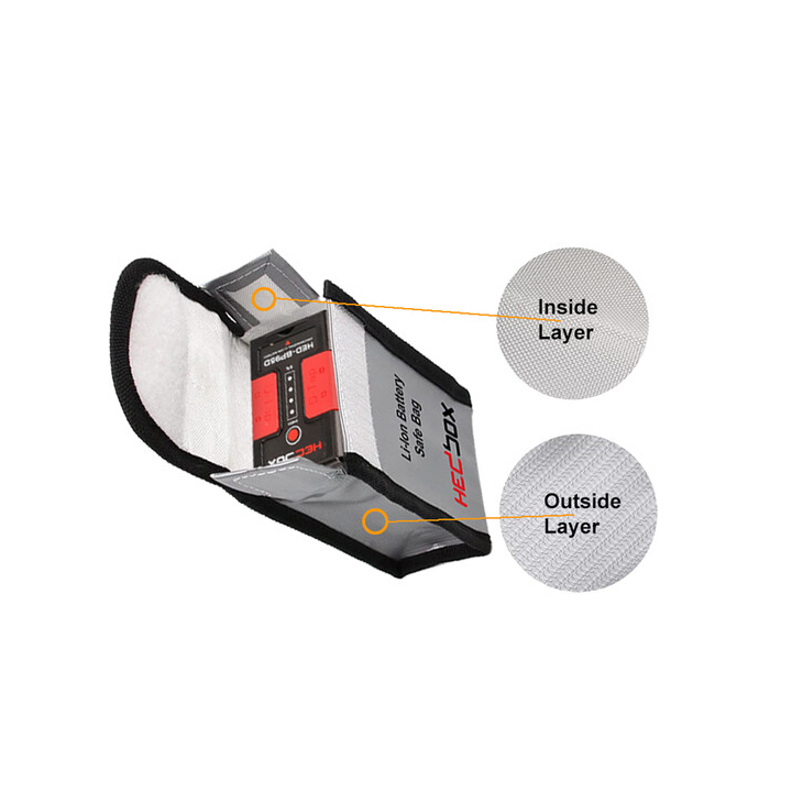 Hedbox FIREBAG - Li-Ion Battery Safe Bag (Medium)