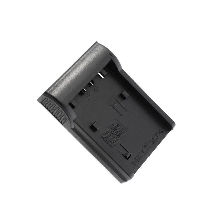 Hedbox RP-DFP50 - DV Charger Plate for Select Sony NP-FH, NP-FP, NP-FV Series Batteries