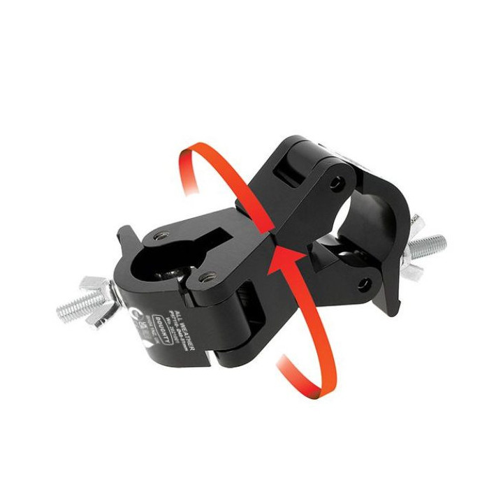 Doughty IP57110 - Swivel Coupler (Black) - Stainless Steel Fixings